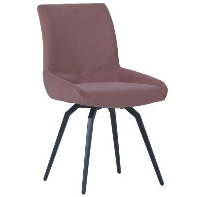 Nevada Medway Swivel Chair - Dusky Pink